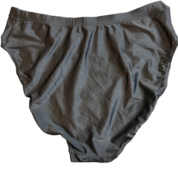 Christina Tankini Swimwear Bust Enhancer Black & Red Two Piece Swimsuit Sz. 12 - Picture 7 of 16